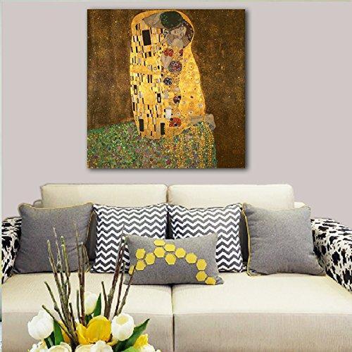 pintura El Beso - Gustav Klimt