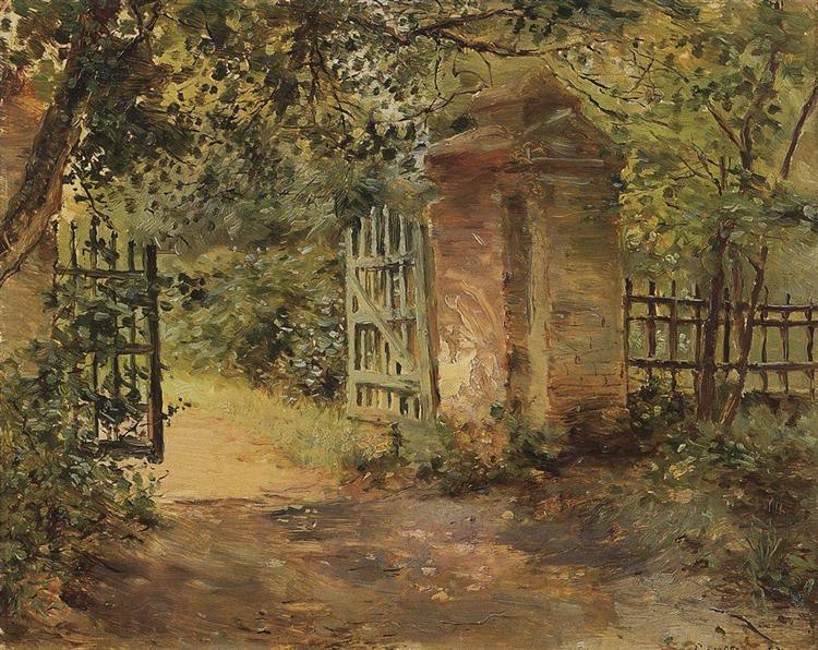 pintura El Camino A Sekerin - Konstantin Somov