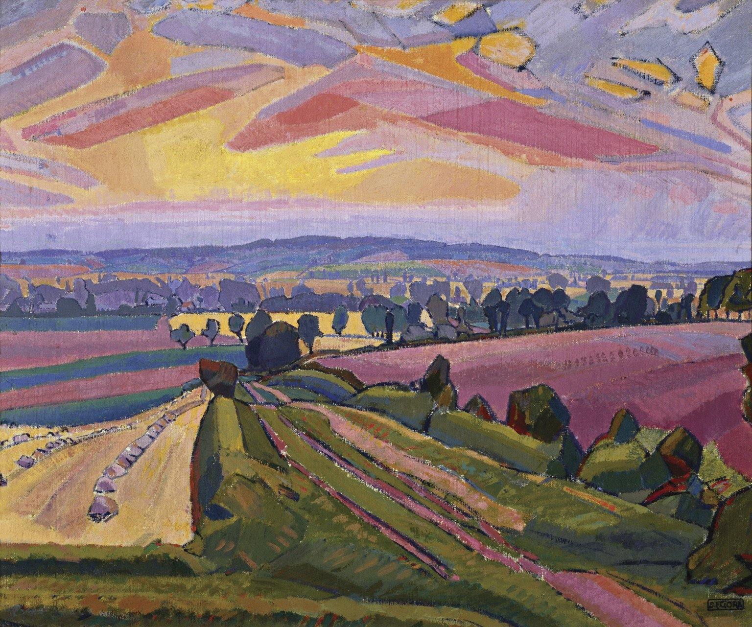 pintura El Camino De Icknield - Spencer Gore