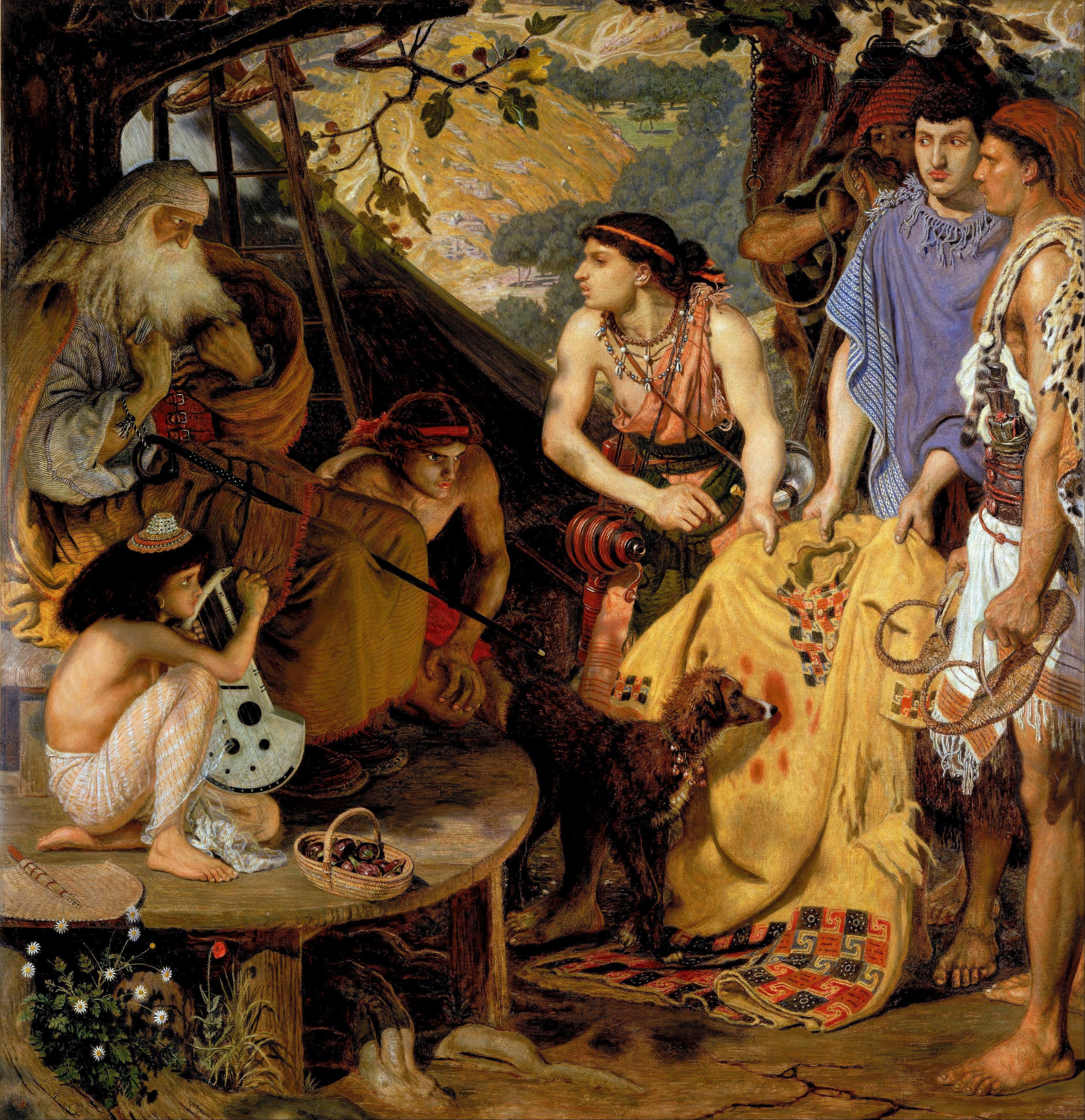 pintura El Escudo De Muchos Colores - Ford Madox Brown