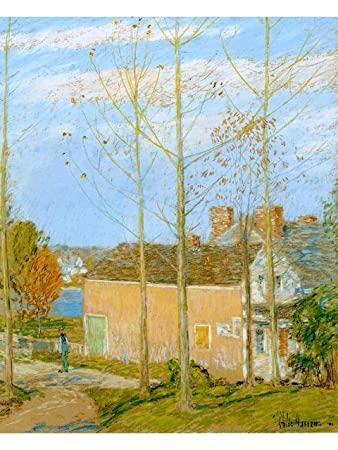 pintura El Granero, Cos Cob - Childe Hassam