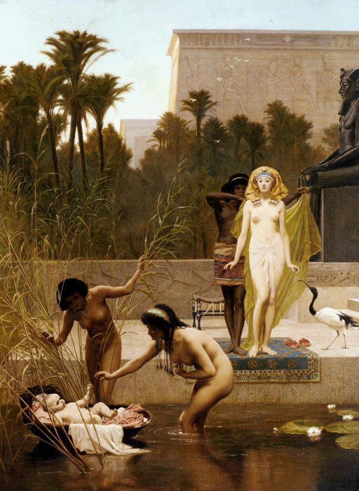 pintura El Hallazgo De Moisés - Frederick Goodall
