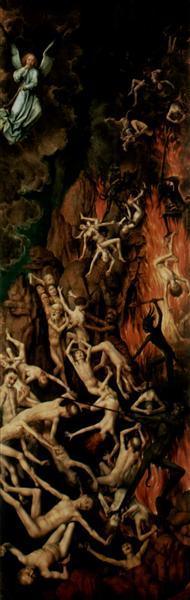 pintura El Juicio Final - Panel Derecho - Hans Memling