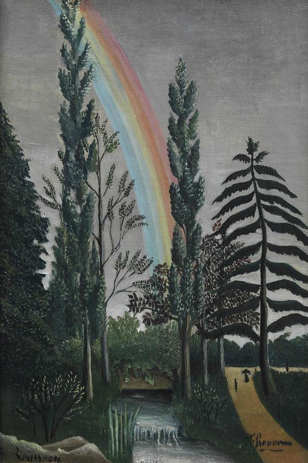 pintura El Lago De Daumesnil - Henri Rousseau