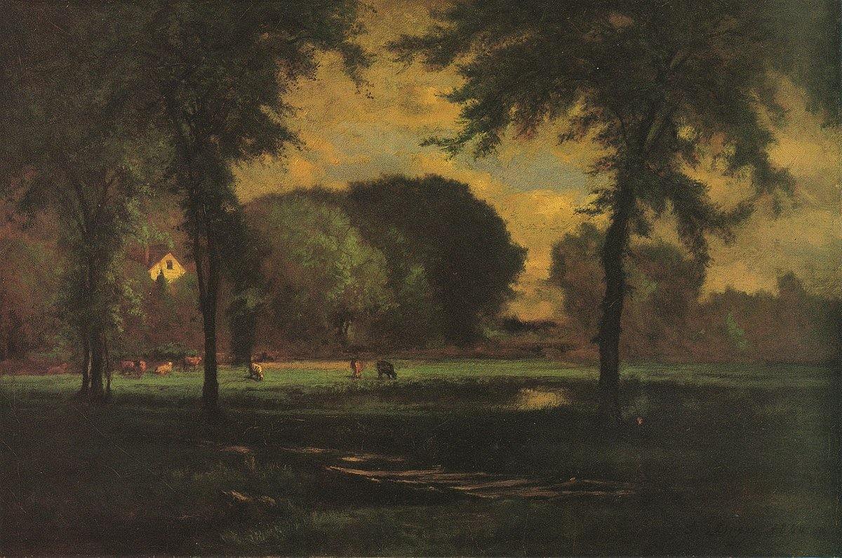 pintura El Pasto - George Inness