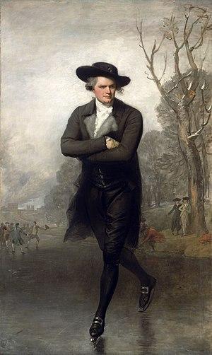 pintura El Patinador - Gilbert Stuart