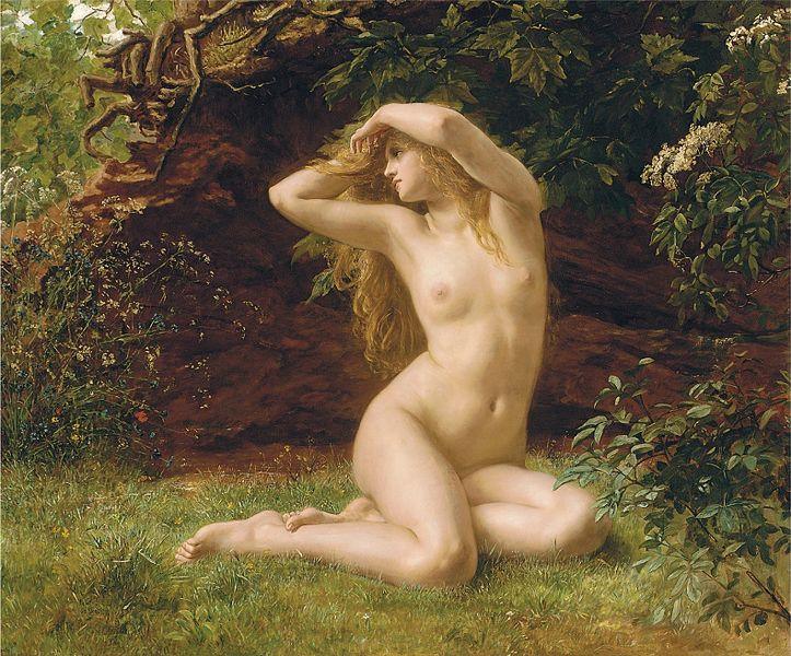 pintura El Primer Despertar De Eva - Valentine Cameron Prinsep