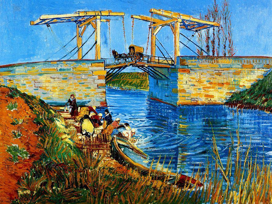 pintura El Puente Langlois En Arles - Vincent Van Gogh