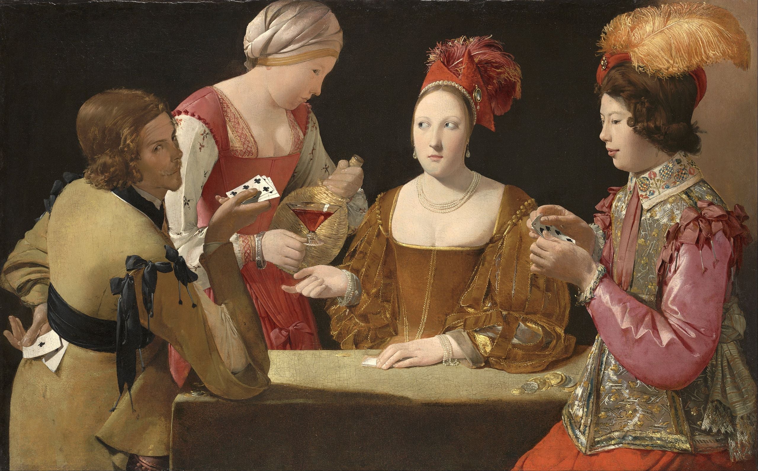 Le tricheur avec la lettre triomphale