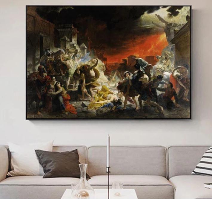 pintura El Último Día de Pompeya - Karl Bryullov