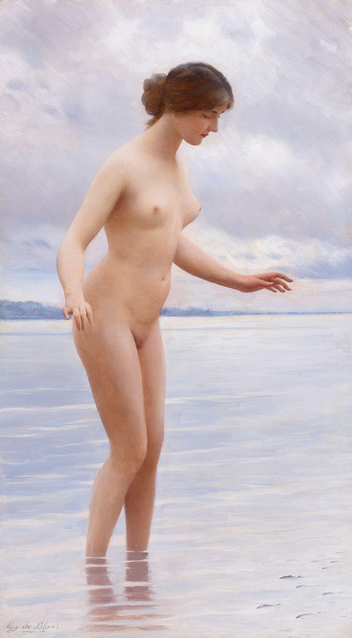 pintura En El Agua - Eugene De Blaas
