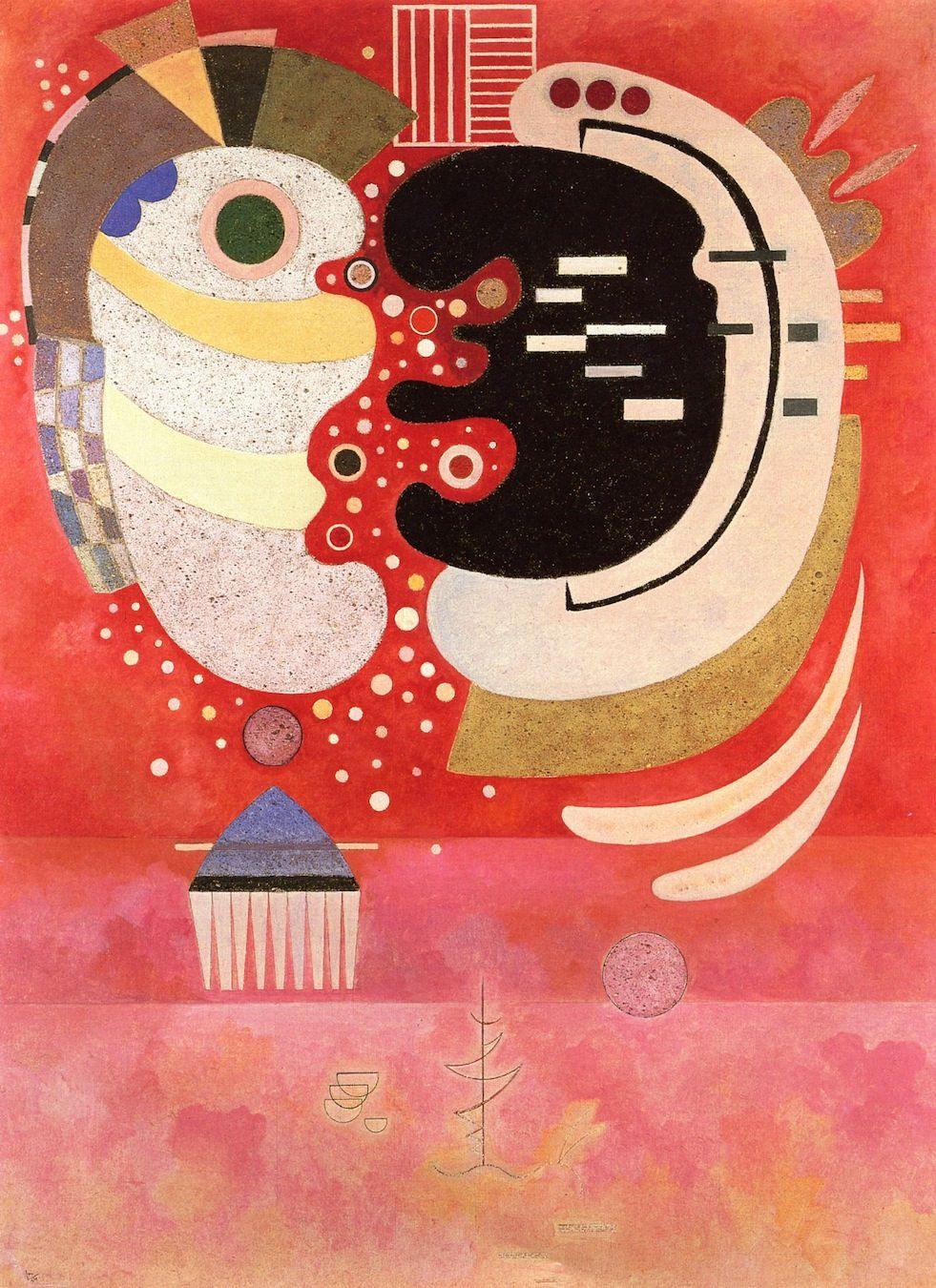pintura Entre - Wassily Kandinsky