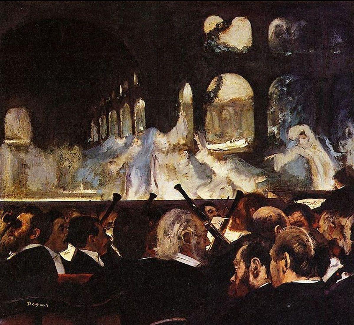 pintura Escena De Ballet De Robert Le Diable - Edgar Degas