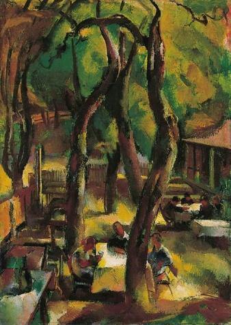 pintura Escena Deen Zugliget - Aba