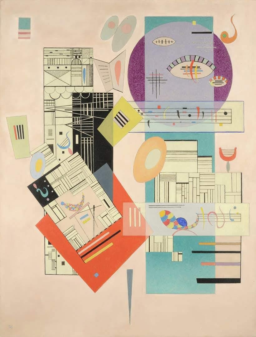 pintura Estabilidad Animada - Wassily Kandinsky