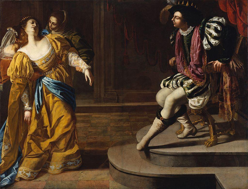 Reprodução de Esther e Ahasuerus Artemisia Gentileschi