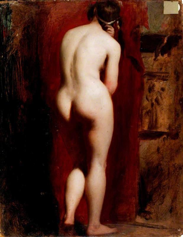 pintura Estudio De Vida Femenina - William Edward Frost