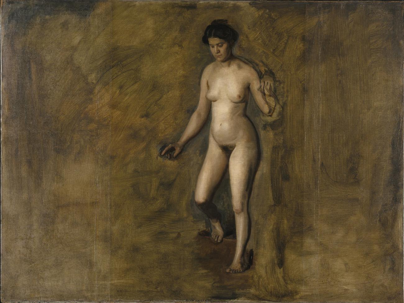 pintura Estudio De William Rush Y Su Modelo - Thomas Eakins
