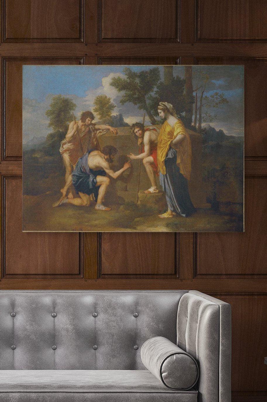 pintura Et in Arcadia ego (Los Pastores Arcadianos) - Nicolas Poussin