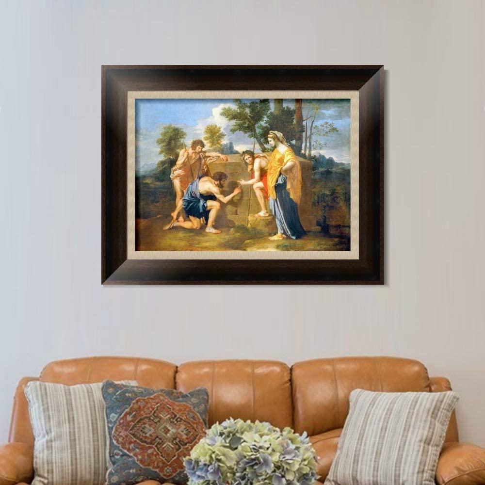 pintura Et in Arcadia ego (Los Pastores Arcadianos) - Nicolas Poussin