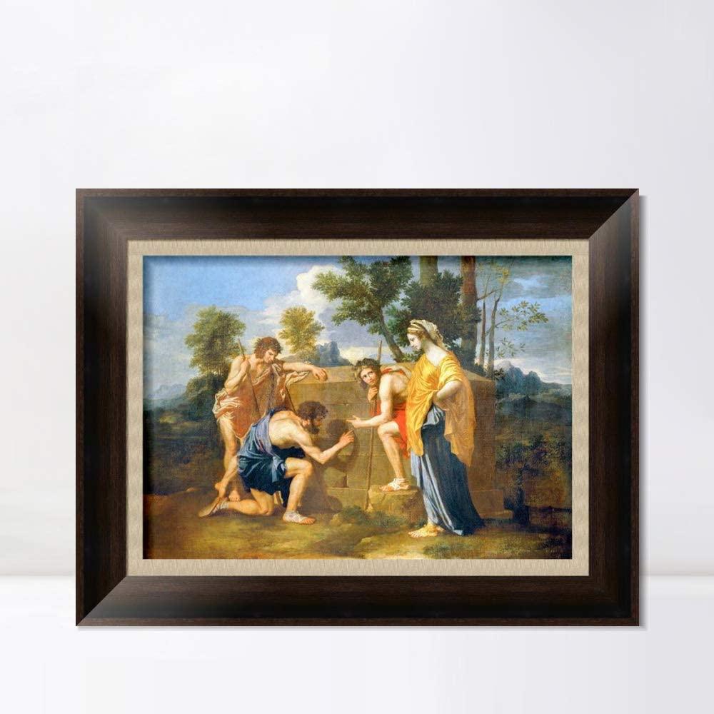 pintura Et in Arcadia ego (Los Pastores Arcadianos) - Nicolas Poussin