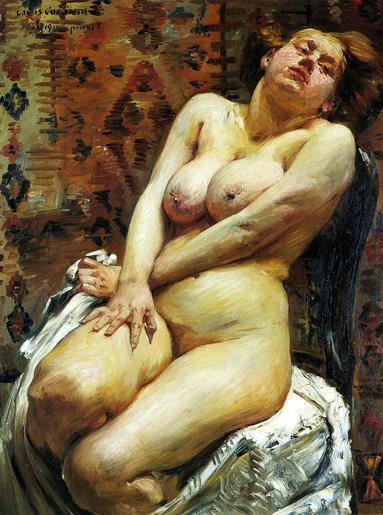 pintura Femenina Nana Desnuda - Lovis Corinth