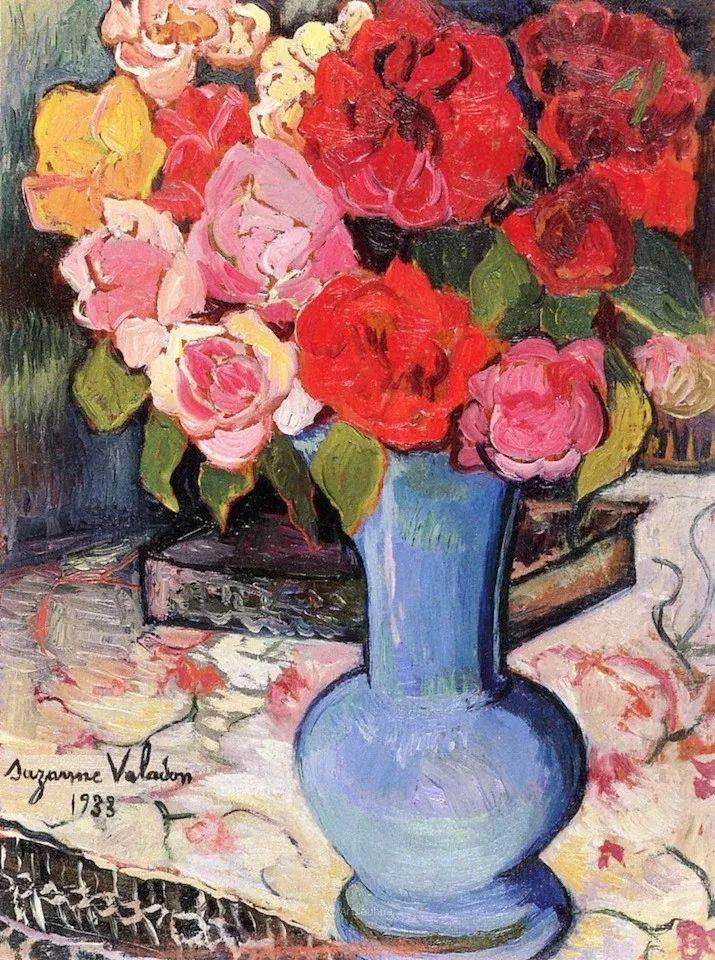 pintura Florero De Flores - Suzanne Valadon