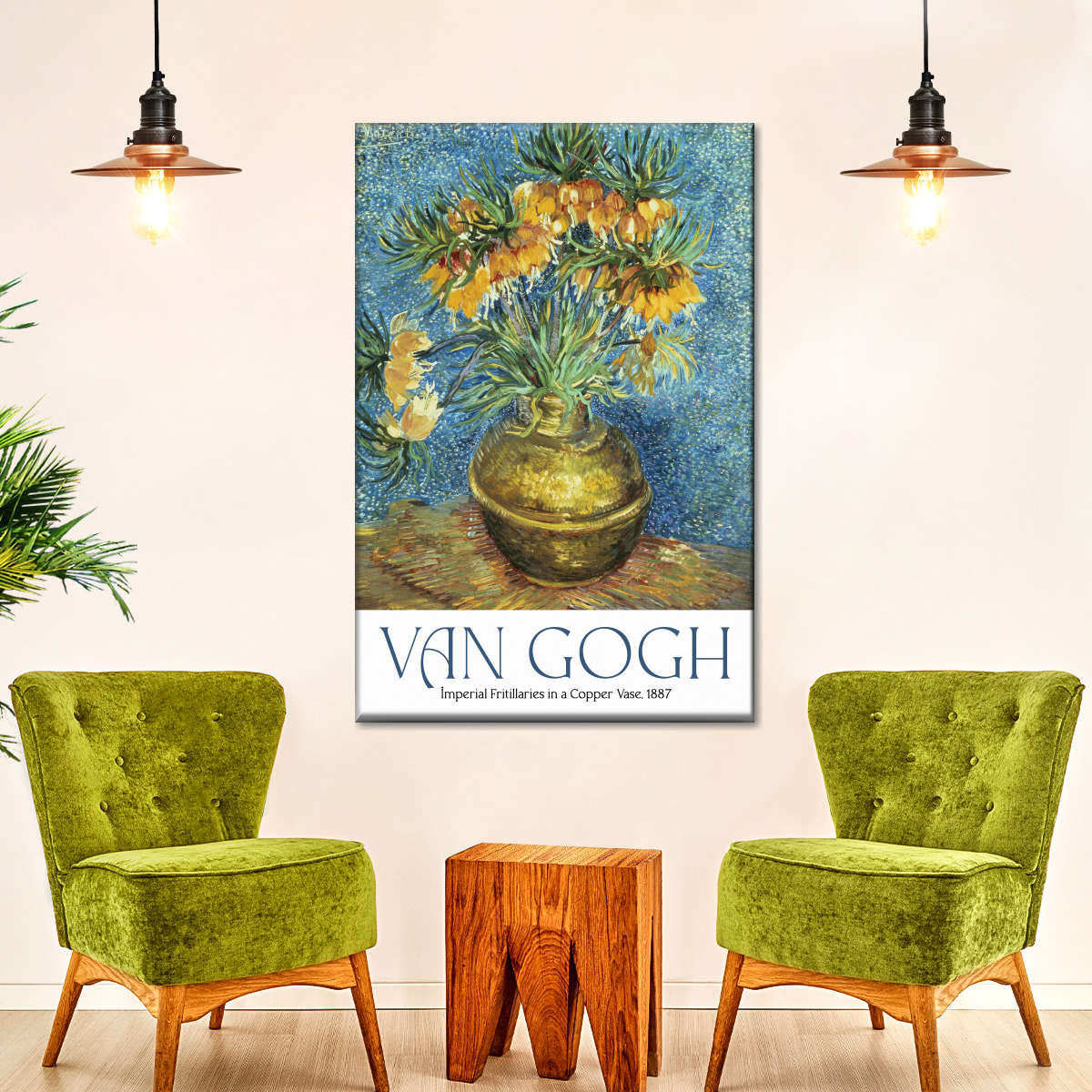 Sommerfugle i en kobbervase