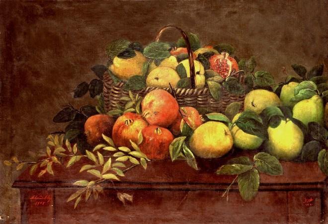 pintura Granadas Y Membrillos - Seker Ahmet Pasa