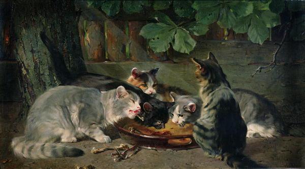 pintura Hora De La Cena - Adam Julius
