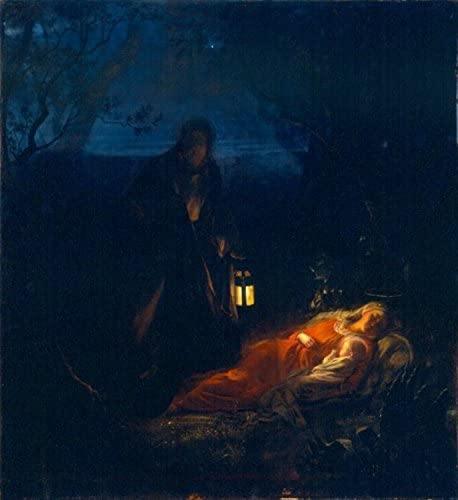 pintura Huyendo A Egipto - Carl Bloch