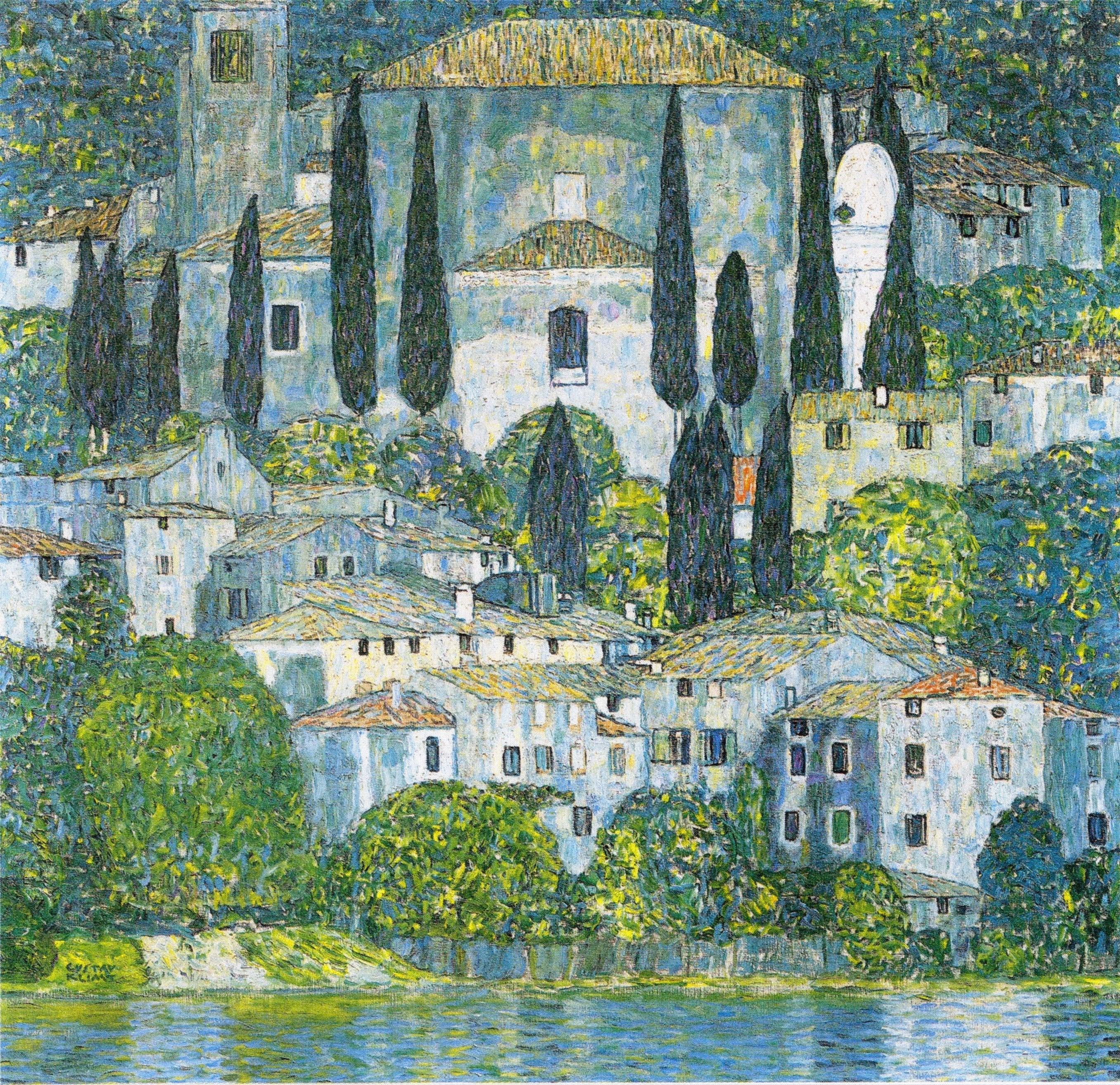 pintura Iglesia En Cassone - Gustav Klimt
