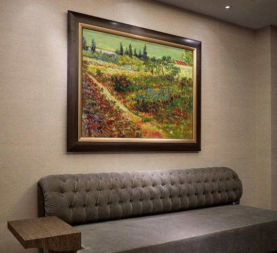 Jardín Floreciente Con Camino