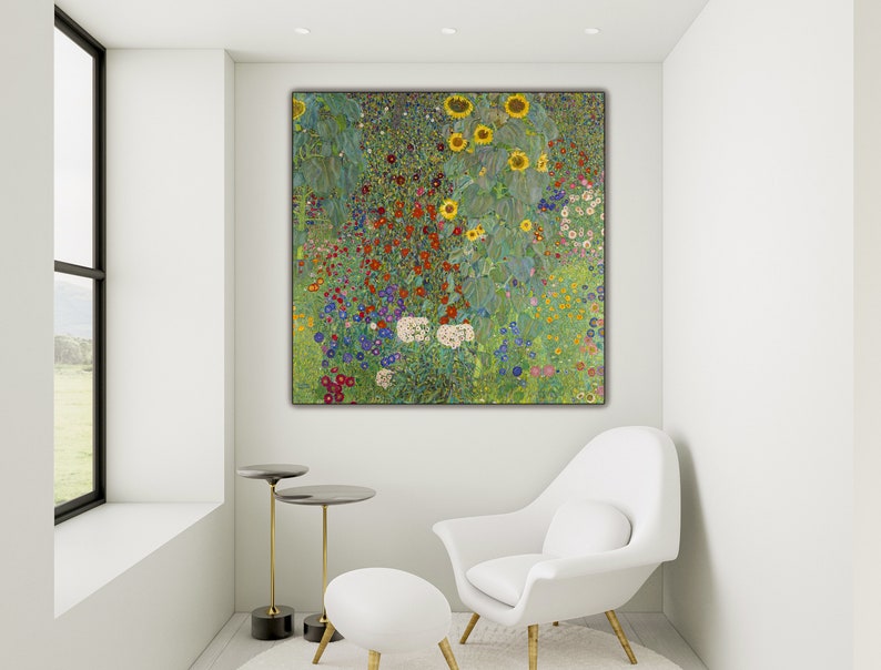 Jardim da Fazenda com Girassóis