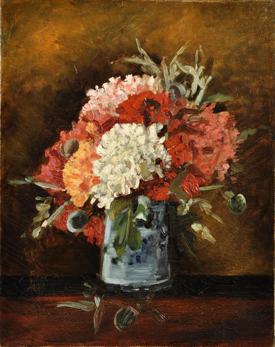 pintura Jarrón Con Claveles - Vincent Van Gogh