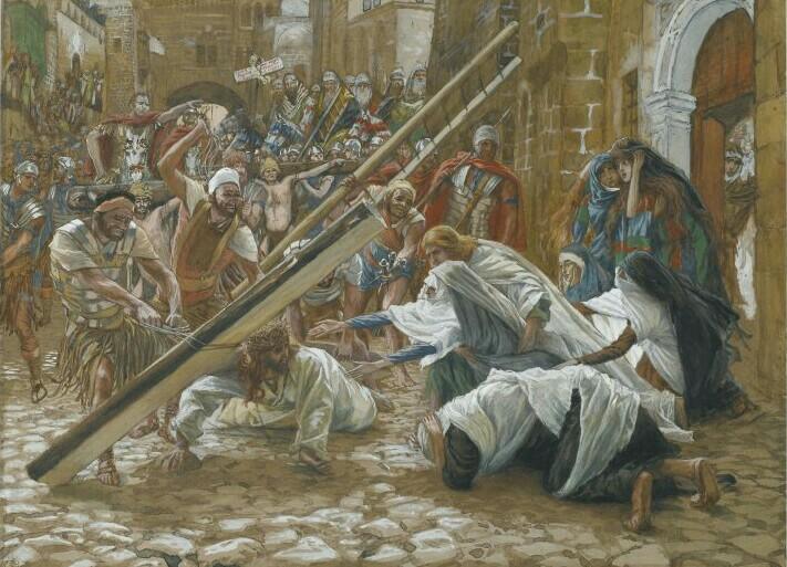 pintura Jesús Se Encuentra Con Su Madre - James Tissot