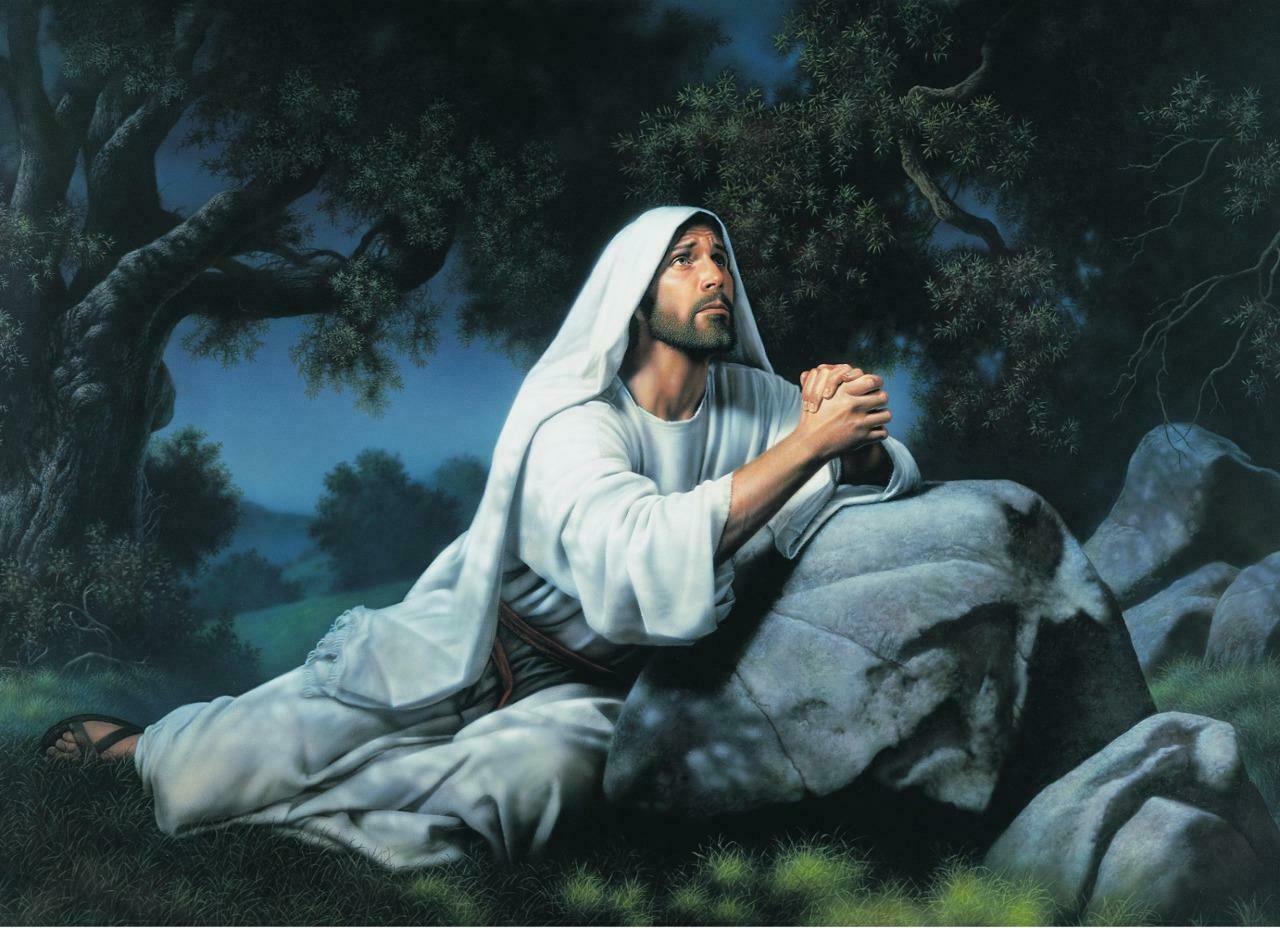 pintura Jesus rezando en Getsemaní - Kuadros