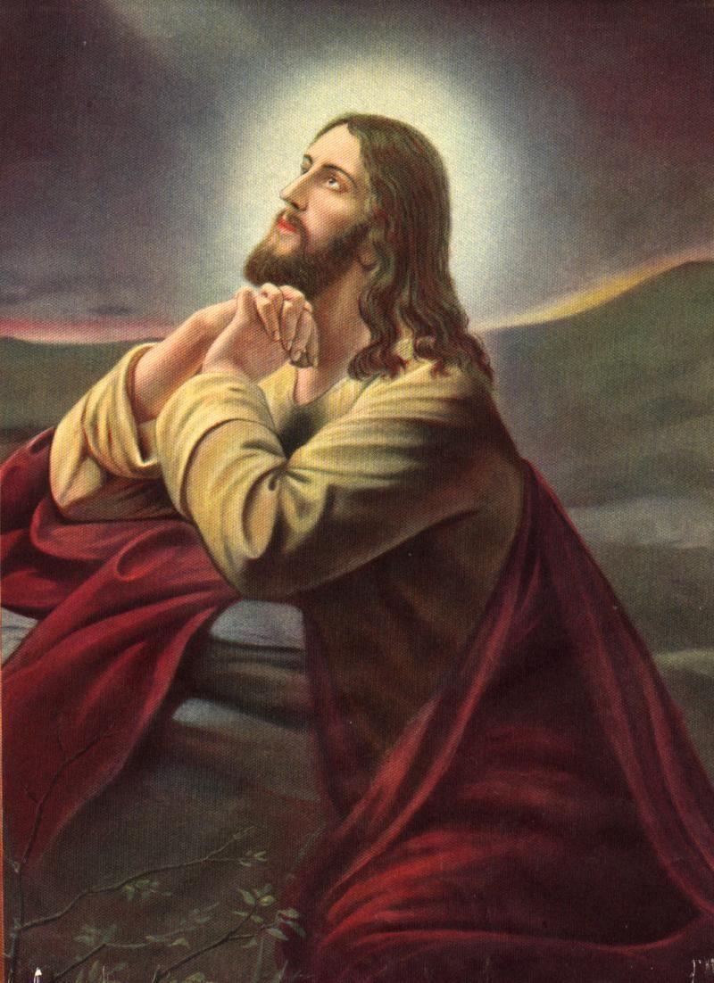 pintura Jesus rezando en Getsemaní - Kuadros