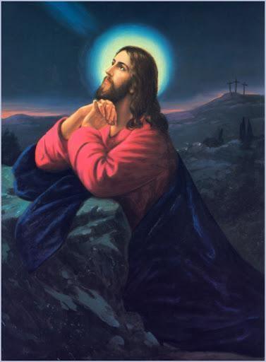 pintura Jesus rezando en Getsemaní - Kuadros