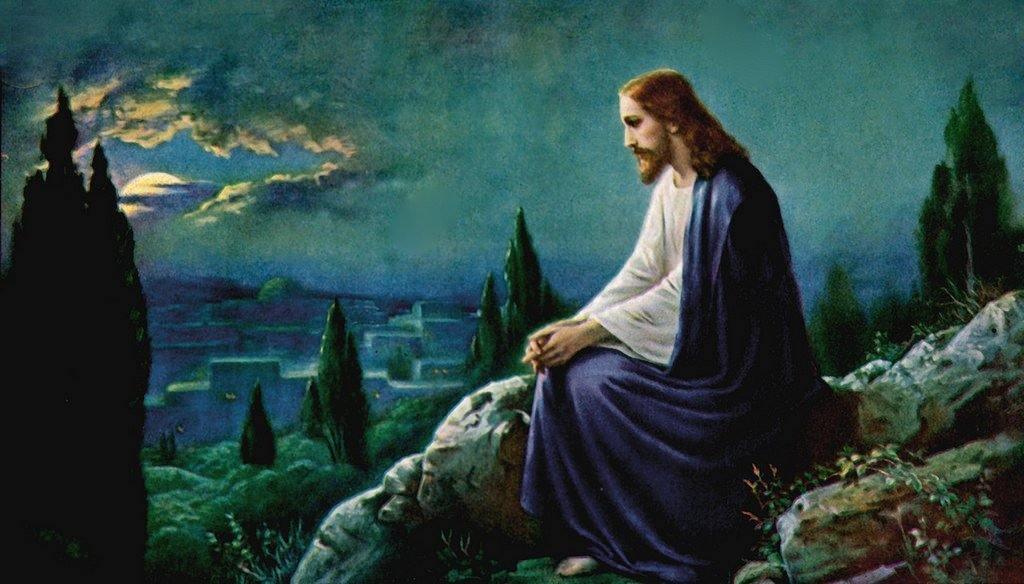 pintura Jesus rezando en Getsemaní - Kuadros
