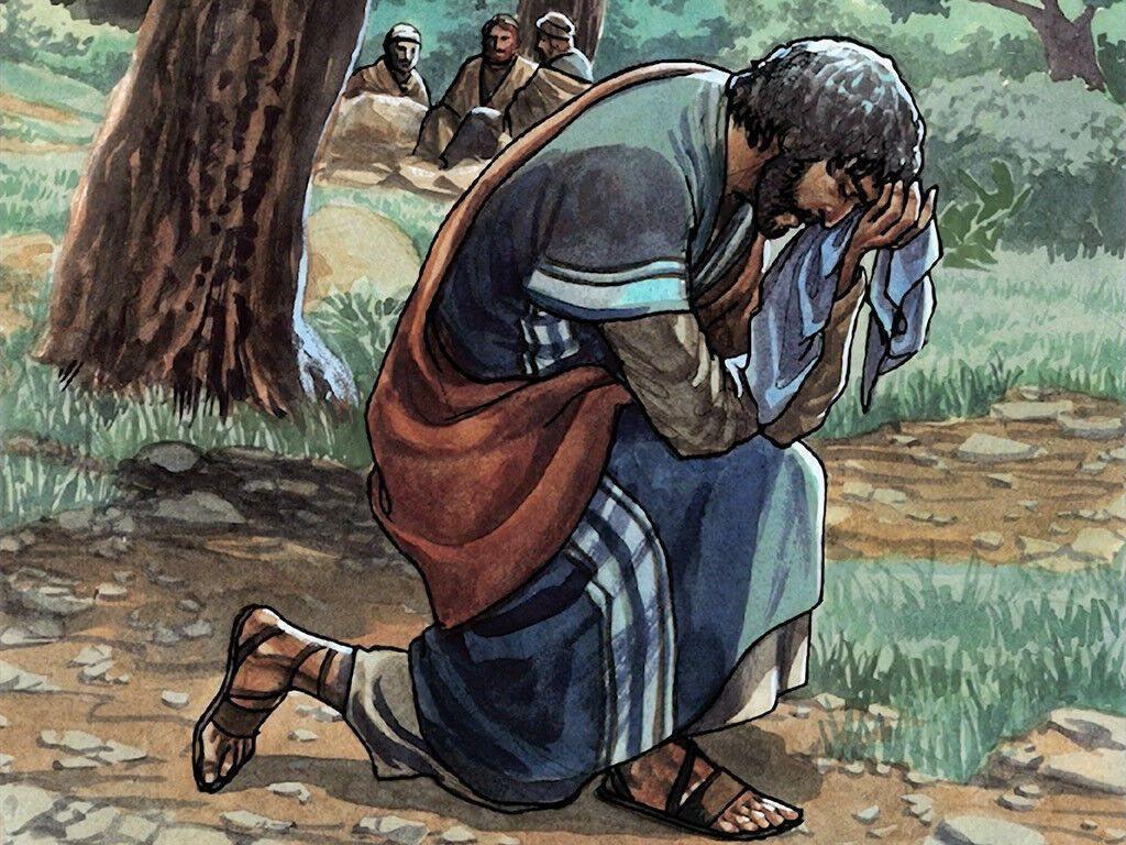 pintura Jesus rezando en Getsemaní - Kuadros