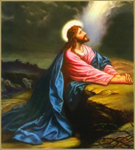 pintura Jesus rezando en Getsemaní - Kuadros