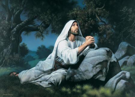 pintura Jesus rezando en Getsemaní - Kuadros