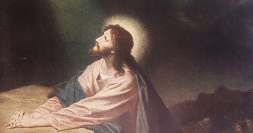 pintura Jesus rezando en Getsemaní - Kuadros
