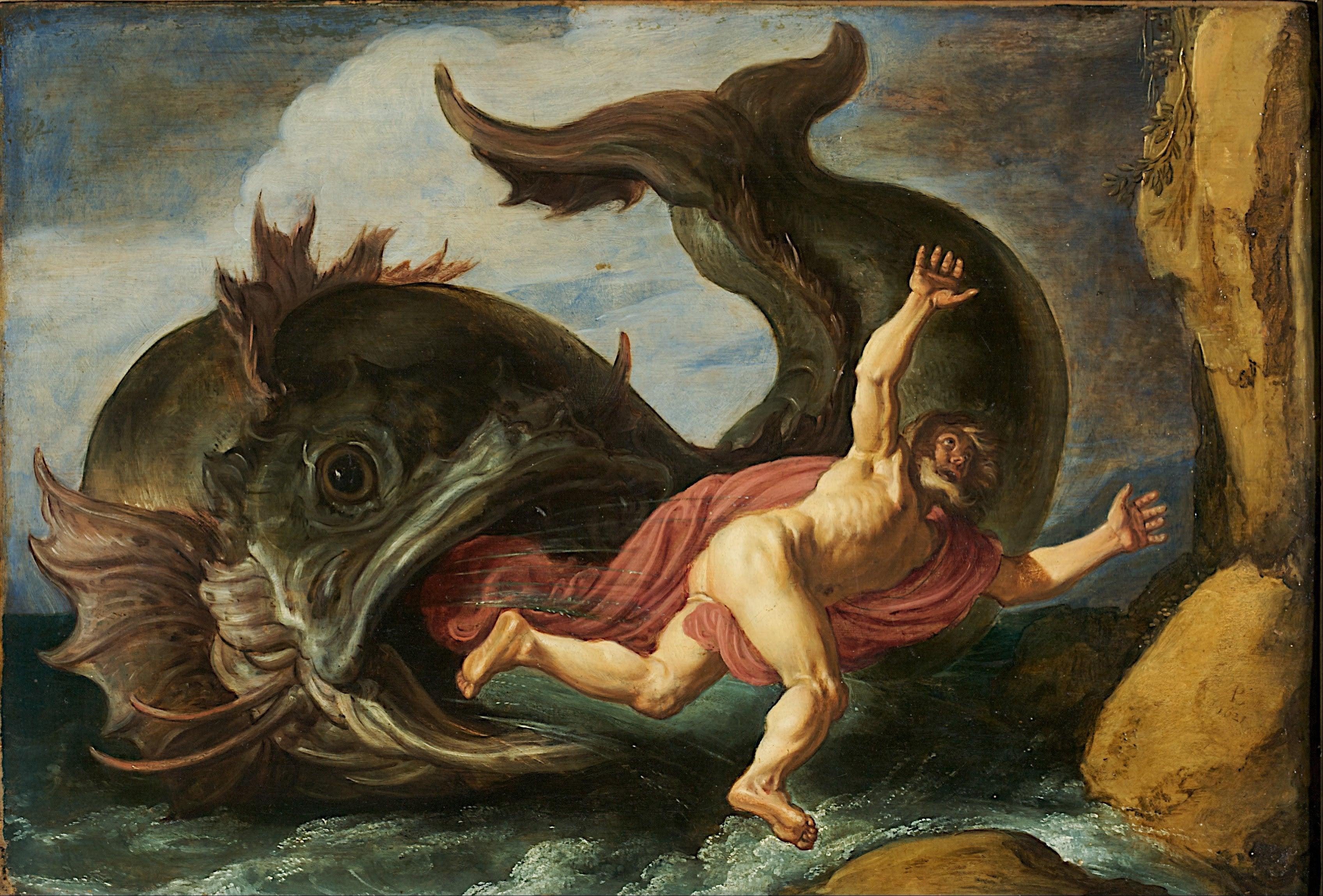 pintura Jonás Y La Ballena - Pieter Lastman
