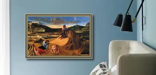 pintura La Agonía en el Jardín (Cristo en el Monte de los Olivos) - Giovanni Bellini