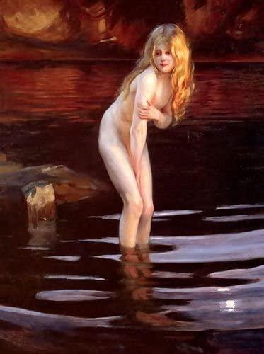 pintura La Bañista - Paul Emile Chabas