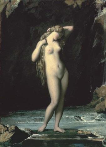 pintura La Bañista - Henri Lehmann