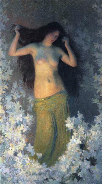 pintura La Belleza - Henri-Jean Guillaume Martin