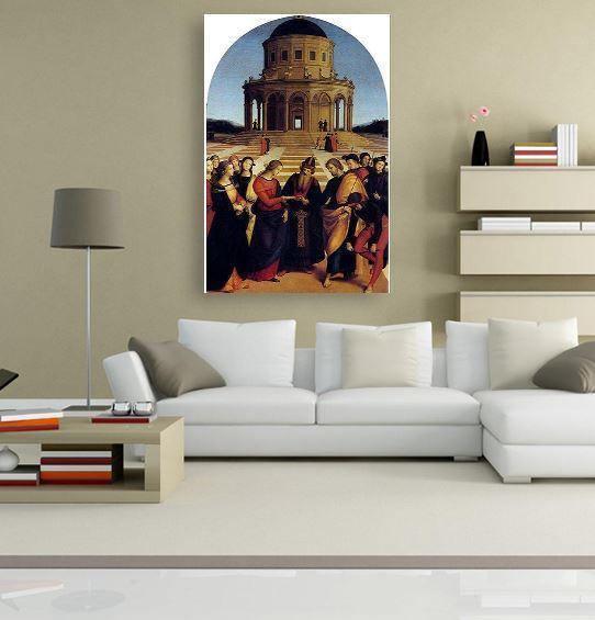 pintura La Boda De La Virgen María (Los Desposorios de la Virgen) - Rafael